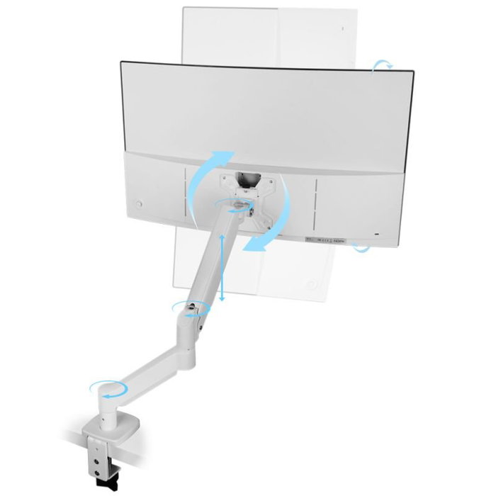 Mars Gaming MARM-PRO1 Soporte de Monitor Articulado Blanco